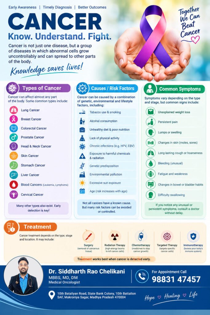 What Is Cancer?, Types, Causes, Symptoms & Treatment